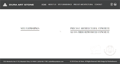 Desktop Screenshot of duraartstone.com