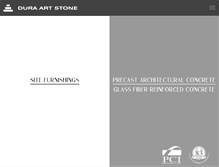 Tablet Screenshot of duraartstone.com